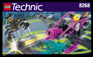 Handleiding Lego set 8268 Technic Vliegtuig en spring dieren