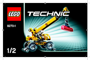 Bedienungsanleitung Lego set 8270 Technic Mini-Geländekran