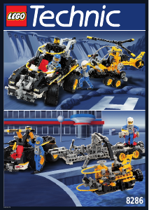 Manual Lego set 8286 Technic 3-in-1 car