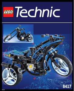 Bedienungsanleitung Lego set 8417 Technic Motorrad