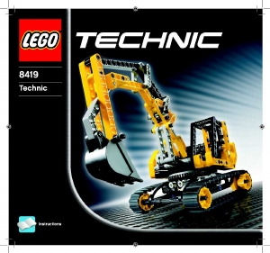 Bruksanvisning Lego set 8419 Technic Grävmaskin