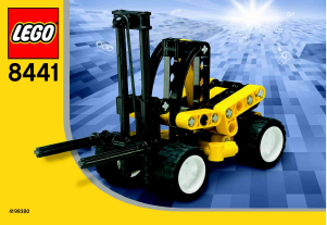 Manual Lego set 8441 Technic Forklift truck