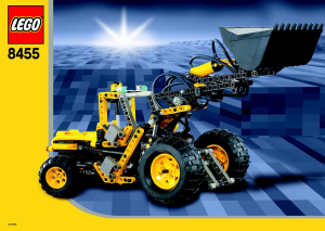 Handleiding Lego set 8455 Technic Graafmachine met shovel