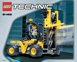 Handleiding Lego set 8463 Technic Vorkheftruck