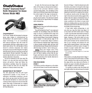 Manual Chef'sChoice Pronto 463 Knife Sharpener