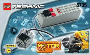 Bedienungsanleitung Lego set 8735 Technic Motor set 9 volt