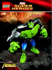 Handleiding Lego set 4530 Super Heroes De Hulk