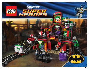 Bedienungsanleitung Lego set 6857 Super Heroes Batmanund Joker und Kirmes Flucht