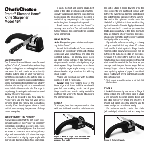 Manual Chef'sChoice Pronto 464 Knife Sharpener