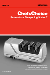 Manual Chef'sChoice Station 130 Knife Sharpener