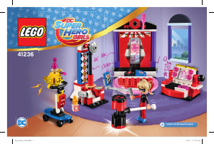 Bruksanvisning Lego set 41236 Super Hero Girls Harley Quinns hybel