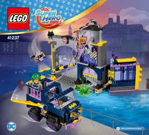 Manual de uso Lego set 41237 Super Hero Girls Búnker secreto de Batgirl