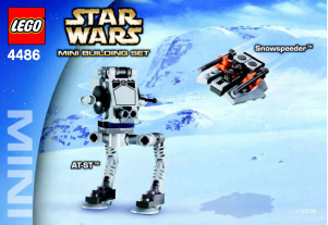 Käyttöohje Lego set 4486 Star Wars MINI AT-ST & Snowspeeder