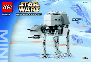 Bedienungsanleitung Lego set 4489 Star Wars MINI AT-AT