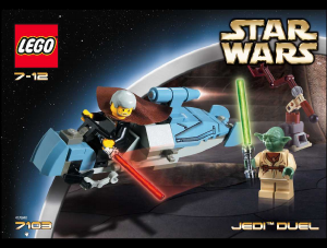 Brugsanvisning Lego set 7103 Star Wars Jedi duel