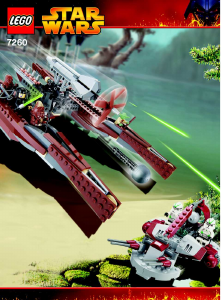 Brugsanvisning Lego set 7260 Star Wars Wookiee catamaran