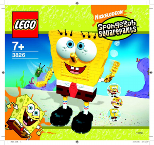 Handleiding Lego set 3826 SpongeBob SquarePants Build-a-Bob