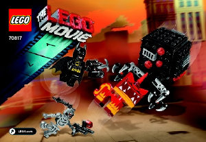 Bruksanvisning Lego set 70817 Movie Batman och Superarga Kitty