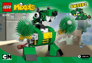 Manuál Lego set 41573 Mixels Sweepz