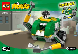 Εγχειρίδιο Lego set 41574 Mixels Compax