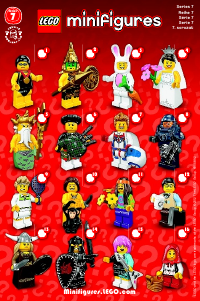 Käyttöohje Lego set 8831 Collectible Minifigures Sarja 7