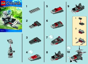 Manual Lego set 30251 Chima Winzar's pack patrol