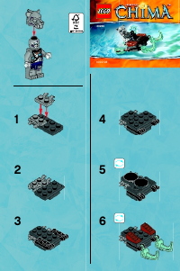 Handleiding Lego set 30266 Chima Sykor's ijscruiser