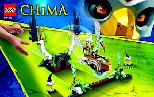 Bedienungsanleitung Lego set 70139 Chima Wolkensprung