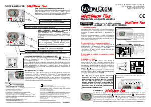 Manuale Fantini Cosmi C46A Intellitherm Termostato