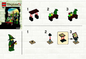 Manuale Lego set 7966 Knights Kingdom procedura guidata