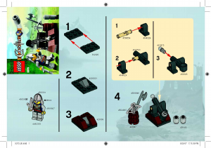 Manual Lego set 5373 Castle Knight and catapult