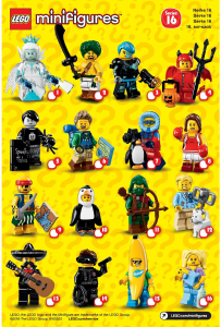 Bruksanvisning Lego set 71013 Collectible Minifigures Series 16