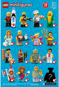 Bruksanvisning Lego set 71018 Collectible Minifigures Series 17