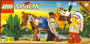 Bedienungsanleitung Lego set 6709 Western Indianer-Häuptling mit Pferd
