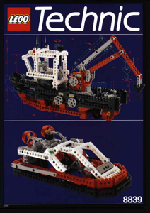 Manual Lego set 8839 Technic Supply ship