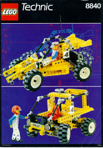 Bedienungsanleitung Lego set 8840 Technic Gelände-Rennwagen Buggy