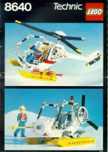 Bruksanvisning Lego set 8640 Technic Helikopter