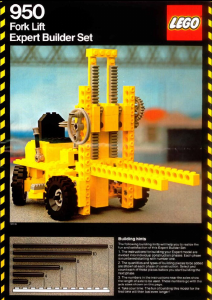 Handleiding Lego set 950 Technic Vorkheftruck
