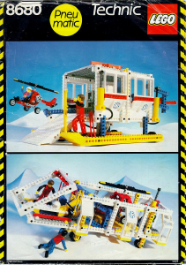 Manual Lego set 8680 Technic Arctic rescue base
