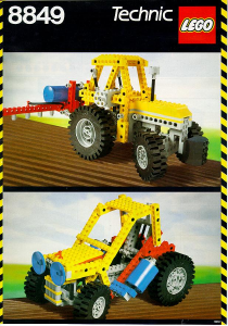 Manual Lego set 8849 Technic Trator