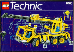 Manual Lego set 8460 Technic Pneumatic crane truck
