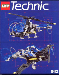 Bedienungsanleitung Lego set 8412 Technic Hubschrauber