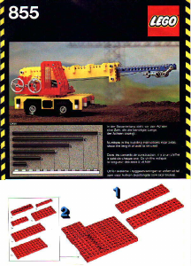 Bedienungsanleitung Lego set 855 Technic Kranwagen