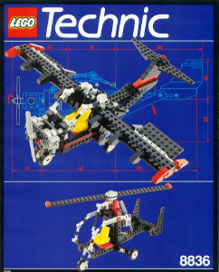 Handleiding Lego set 8836 Technic Sky ranger vliegtuig