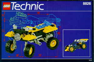 Handleiding Lego set 8826 Technic ATX sport motor quad