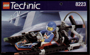 Bedienungsanleitung Lego set 8223 Technic Tragflügelboot