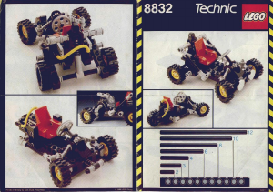Bedienungsanleitung Lego set 8832 Technic Strand buggy