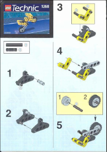 Manual Lego set 1268 Technic Bike blaster