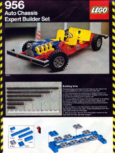 Brugsanvisning Lego set 956 Technic Chassis