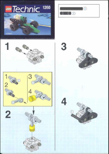 Brugsanvisning Lego set 1260 Technic Bil